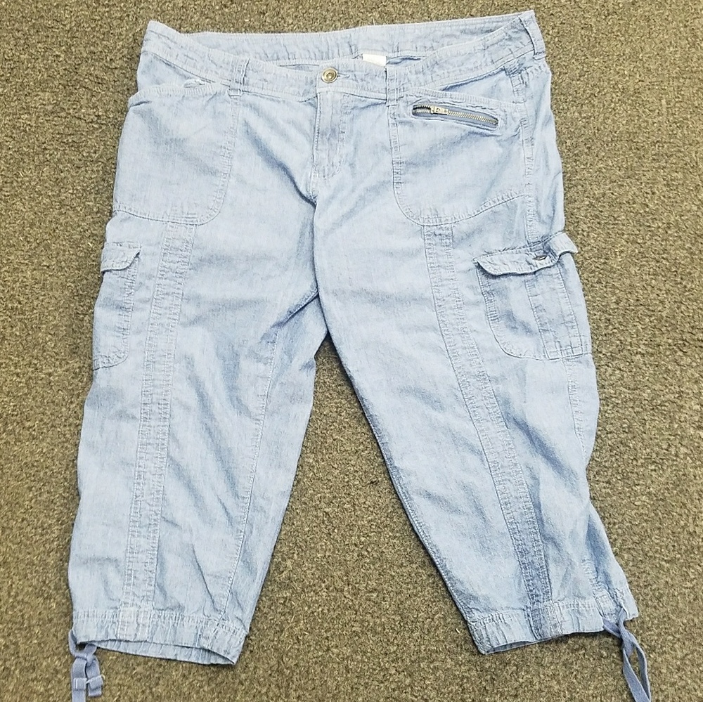 Light blue cargo pants